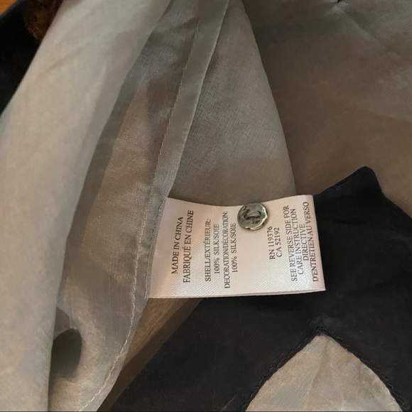 Helmut Lang sheer silk sleeveless blouse S - Picture 5 of 10